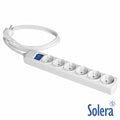 Tomada Elétrica C/ 6 Saídas Interruptor 1,5M Solera - Tauu,pt