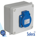 Caixa Passagem C/ Ficha Schuko Ik07 Ip65 Solera - Tauu.pt