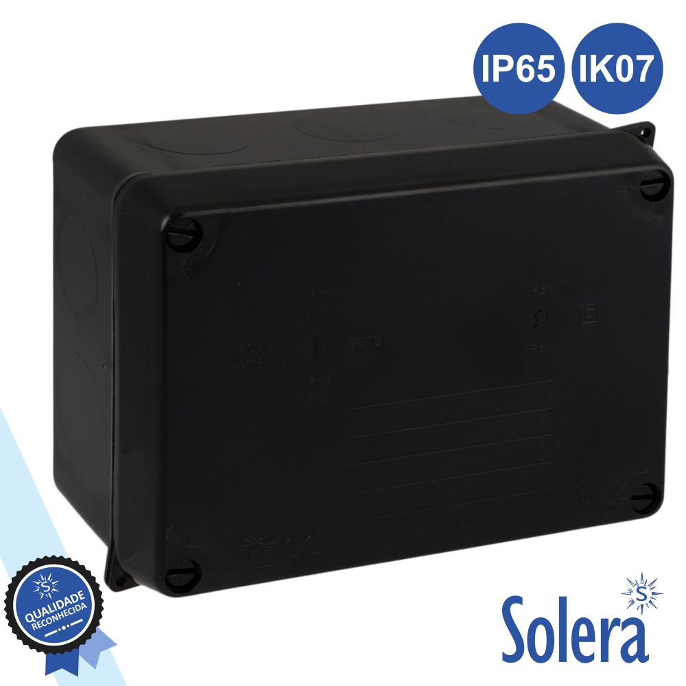 Caixa De Passagem Estanque 153X110X65Mm Ip65 Ik07 Solera - Tauu.pt