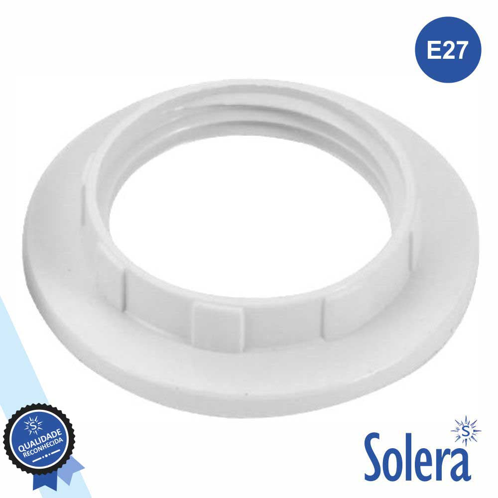 Arruela P/ Casquilho E27 Branco Solera - Tauu,pt