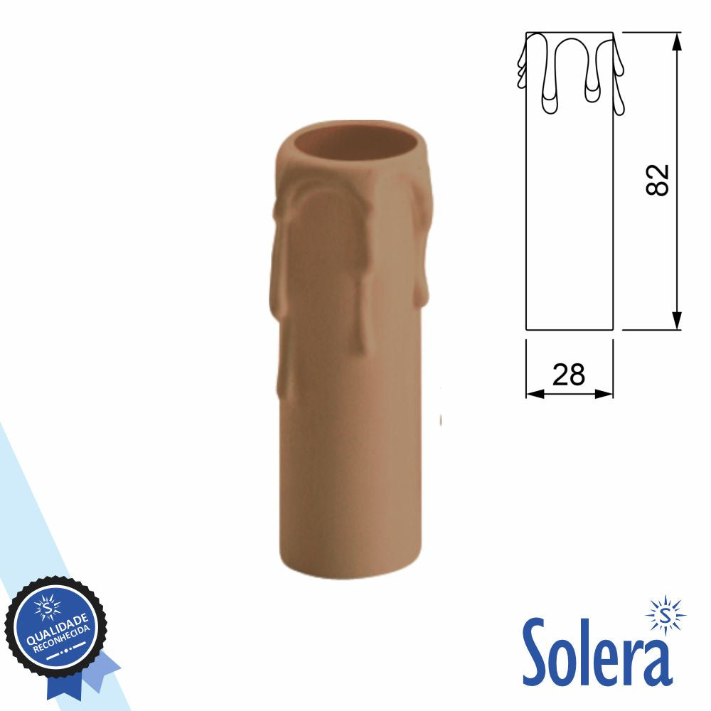 Capa P/ Suporte De Lâmpada E14 Efeito Vela Solera - Tauu,pt