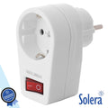 Tomada Elétrica C/ 1 Saída Interruptor Branco Solera - Tauu,pt