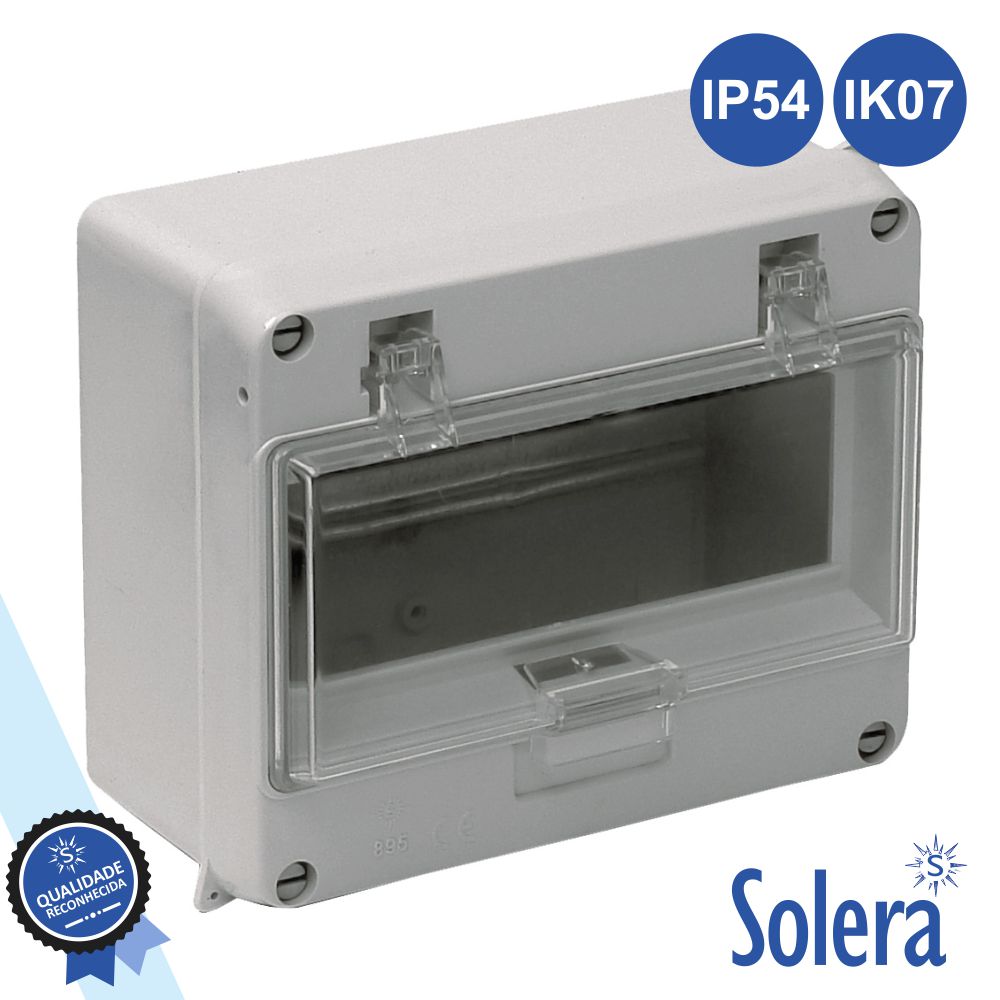 Caixa Distribuição Elétrica 8 Elementos Ip54 Ik07 Solera - Tauu.pt