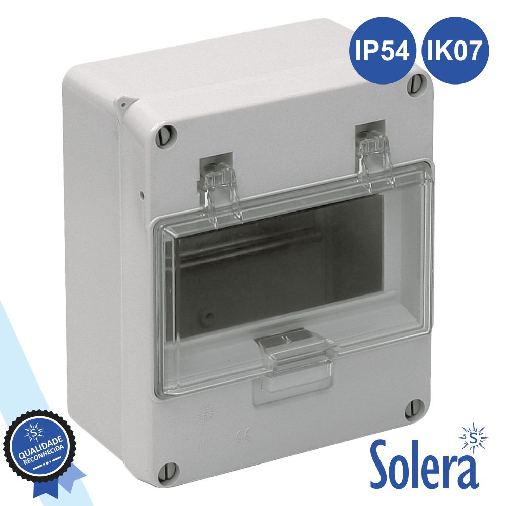 Caixa Distribuição Elétrica 6 Elementos Ip54 Ik07 Solera - Tauu.pt