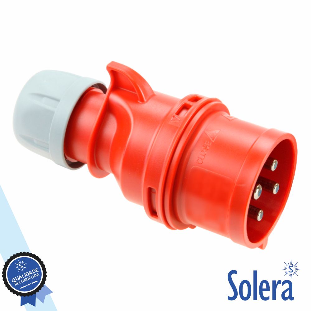 Ficha Industrial Cee Macho 16A 3P+T 400V Ip44 Solera - Tauu.pt