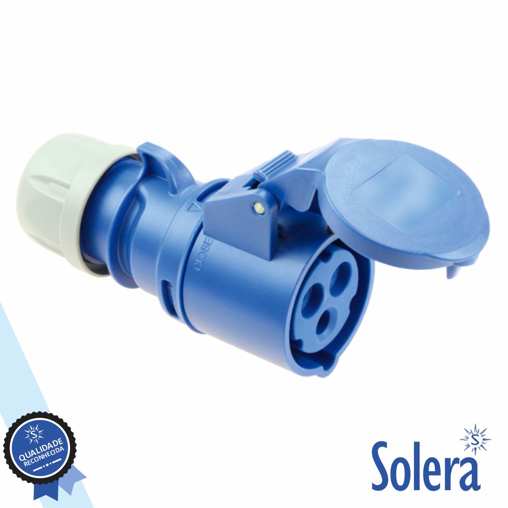 Ficha Industrial Cee Fêmea 16A 2P+T 230V Ip44 Solera - Tauu,pt