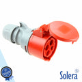 Ficha Industrial Cee Fêmea 16A 3P+T 400V Ip44 Solera - Tauu.pt