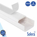 Calha Técnica Pvc C/ Adesivo 10X16Mm 104Mm² 2M Solera - Tauu,pt