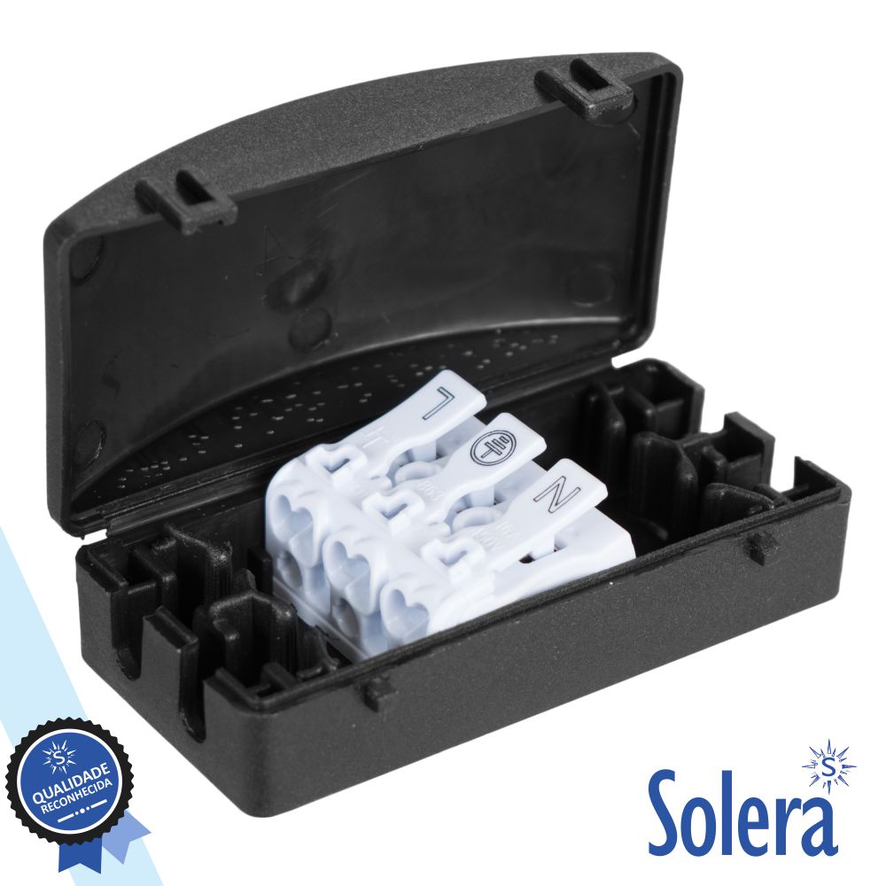 Caixa Junção 2 Vias C/ 3 Condutores 16A 450V Solera - Tauu,pt