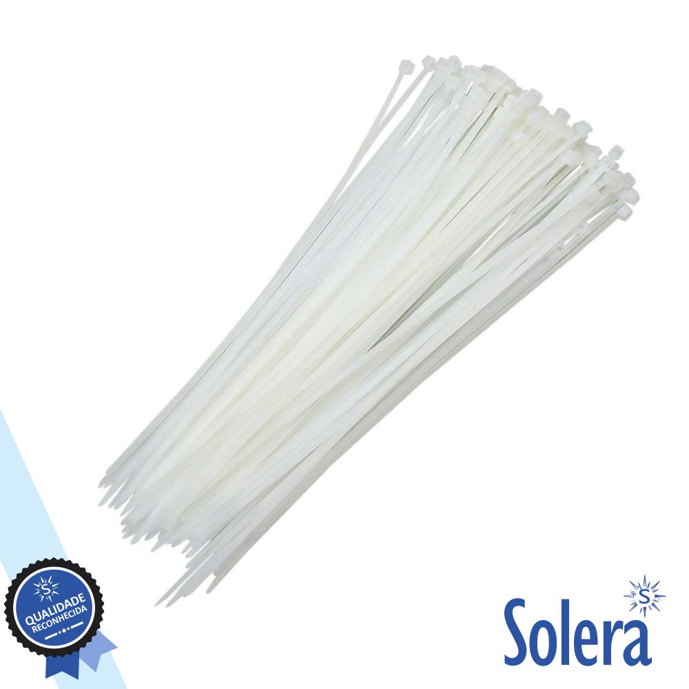 Conjunto 100 Braçadeiras Nylon 4,8X200Mm Solera - Tauu,pt