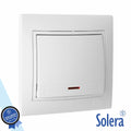 Pulsador Campainha Parede Encastrar 10A 250V Solera - Tauu.pt