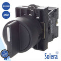 Interruptor Seletor Rotativo 3 Posições 2No Ø22Mm Solera - Tauu.pt