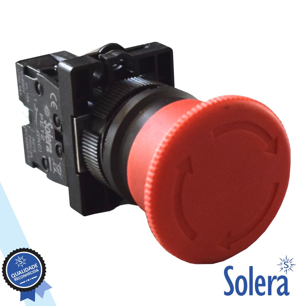 Pulsador De Emergência 230V Solera - Tauu.pt
