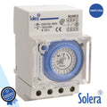Temporizador Diário Analógico 16A 230V P/ Calha Din Solera - Tauu,pt