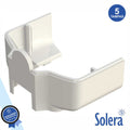 Conjunto 5 Tampas P/ Calha Técnica Pvc Solera - Tauu,pt