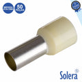 Terminal Ponteira Isolado Ø16X12Mm 50X Branco Solera - Tauu,pt