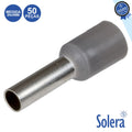Terminal Ponteira Isolado Ø4X9Mm 50X Cinza Solera - Tauu,pt
