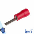Terminal Ponta Isolado 10Mm 50X Vermelho Solera - Tauu,pt