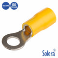Terminal Redondo Isolado 5,3Mm 50X Amarelo Solera - Tauu,pt