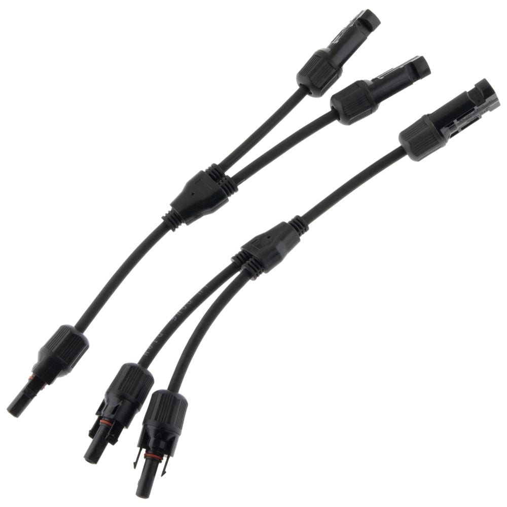 Conjunto De Adaptadores Em Y P/ Fichas Solares 2Xmc4 - Tauu.pt