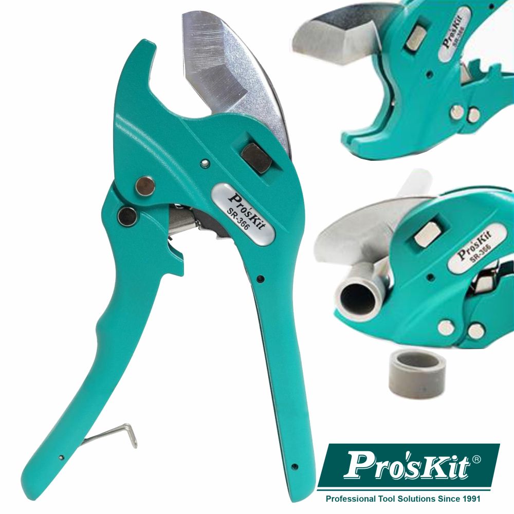 Alicate Corte Tubos Plástico Até Ø38Mm C/ Catraca Proskit - Tauu.pt