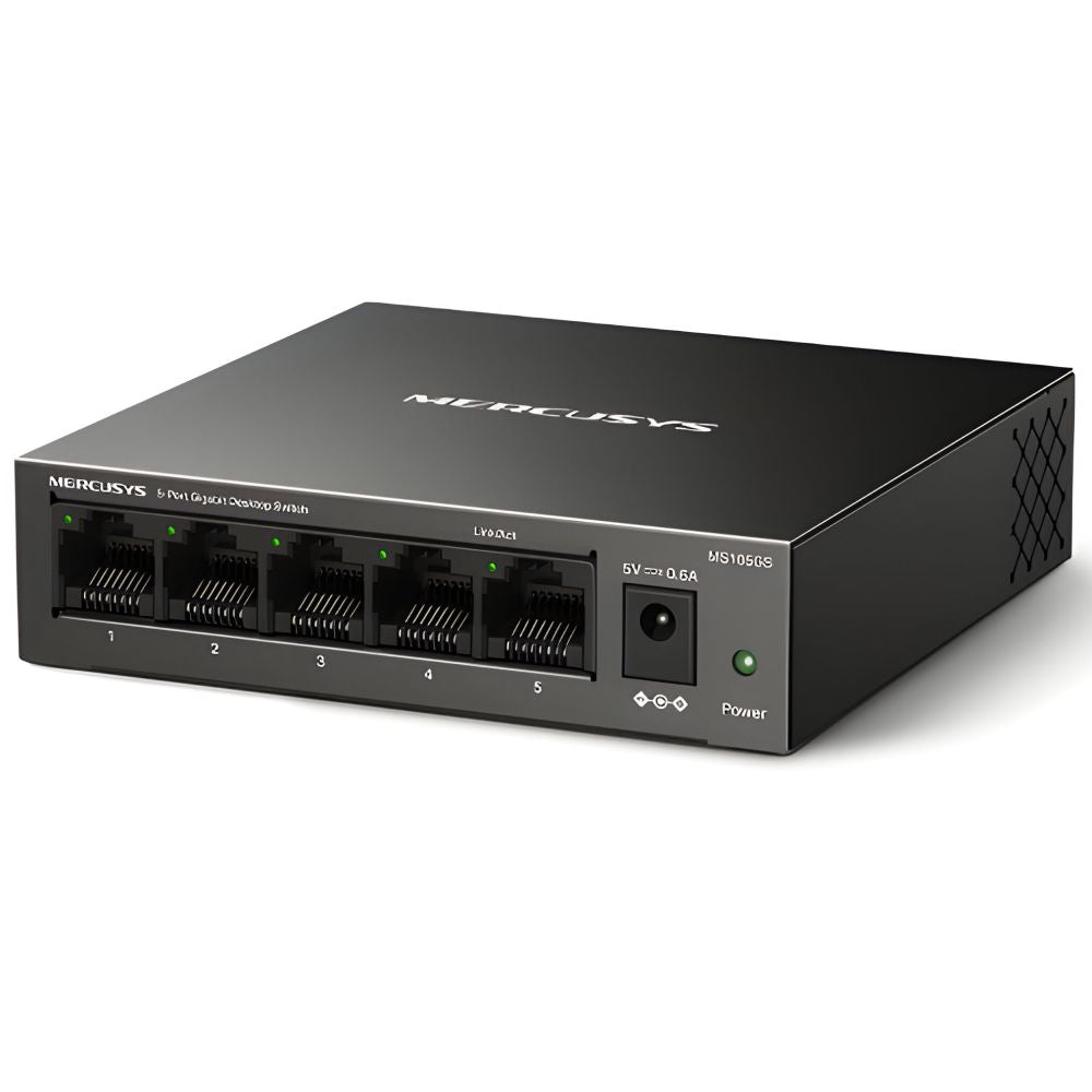 Switch De Rede Poe Ethernet 1Gb/S 5 Portas Rj45 - Tauu.pt