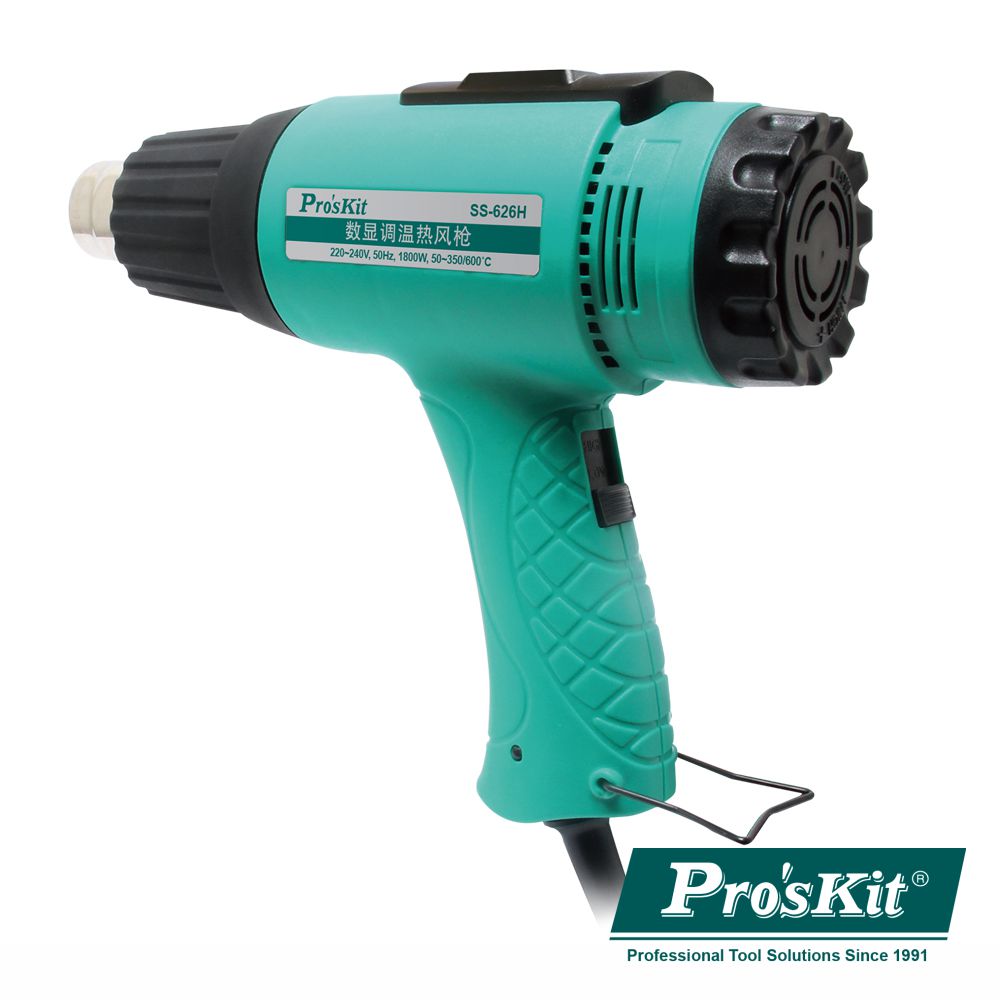 Pistola De Ar Quente 1800W C/ Lcd Proskit - Tauu.pt