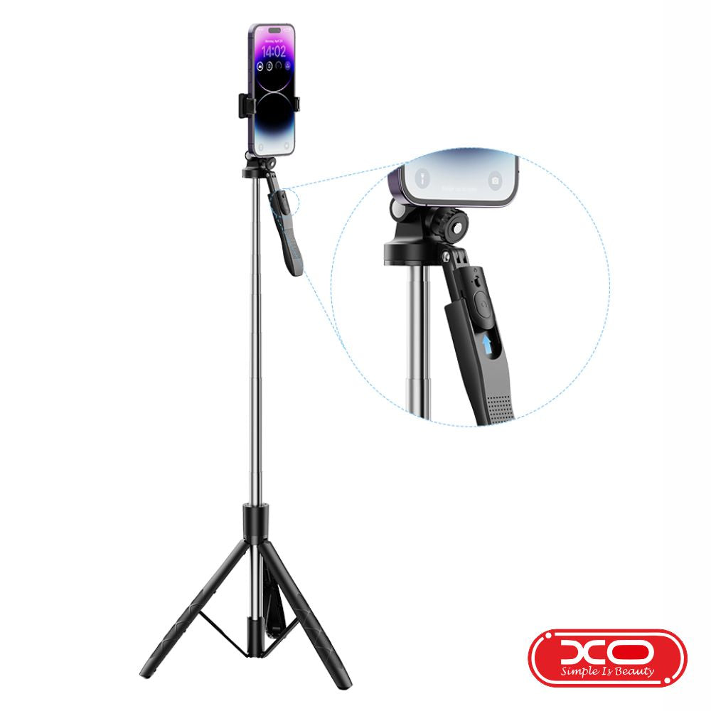 Vara Telescópica Monopod P/ Selfies C/ Função Tripé Xo - Tauu,pt