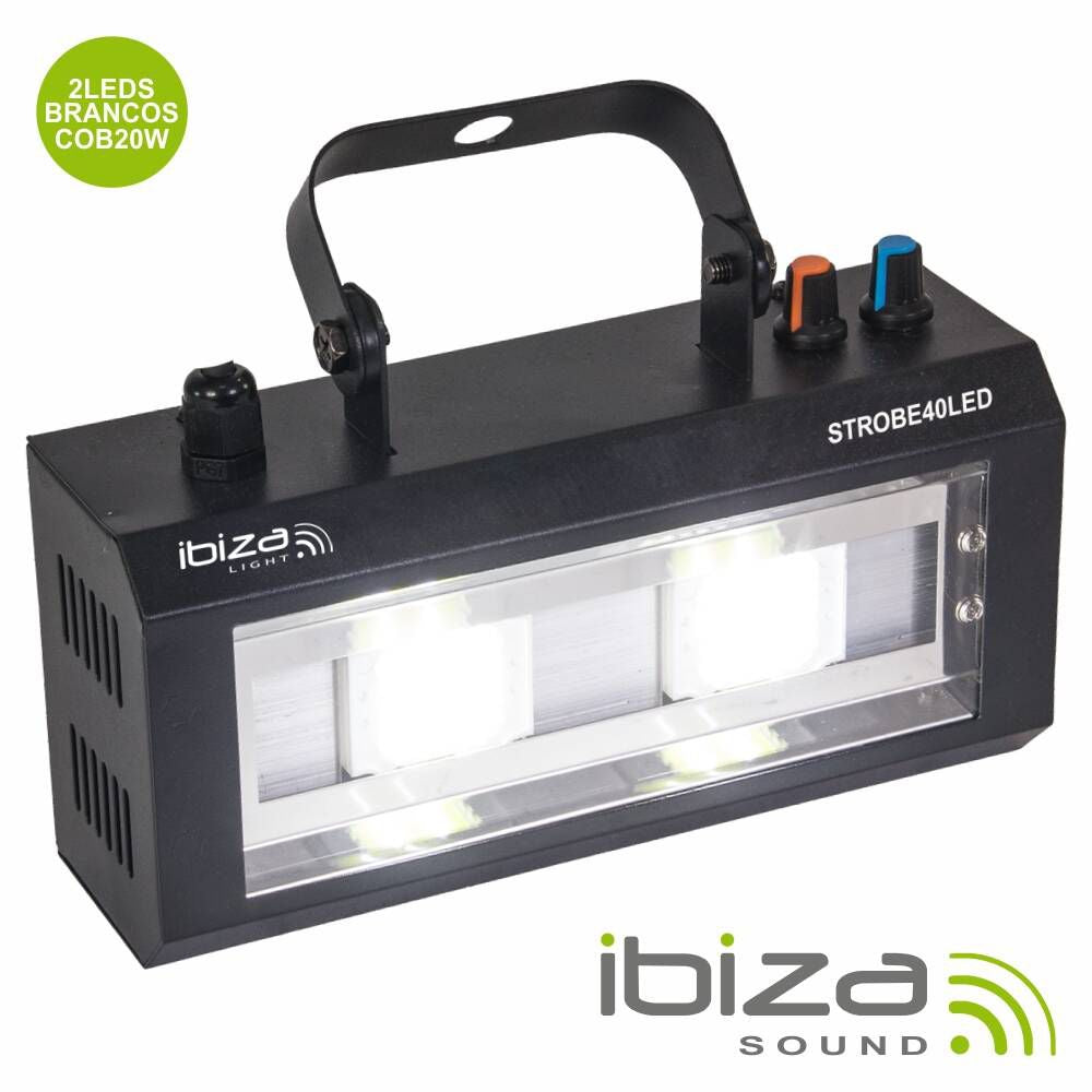 Estroboscópio C/ 2 Leds Cob 20W Ibiza - Tauu.pt