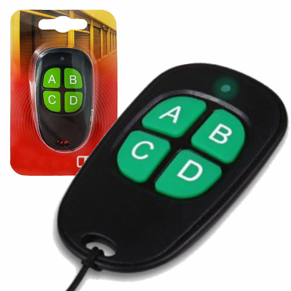 Telecomando Garagem Universal 4 Canais 433Mhz - Tauu.pt