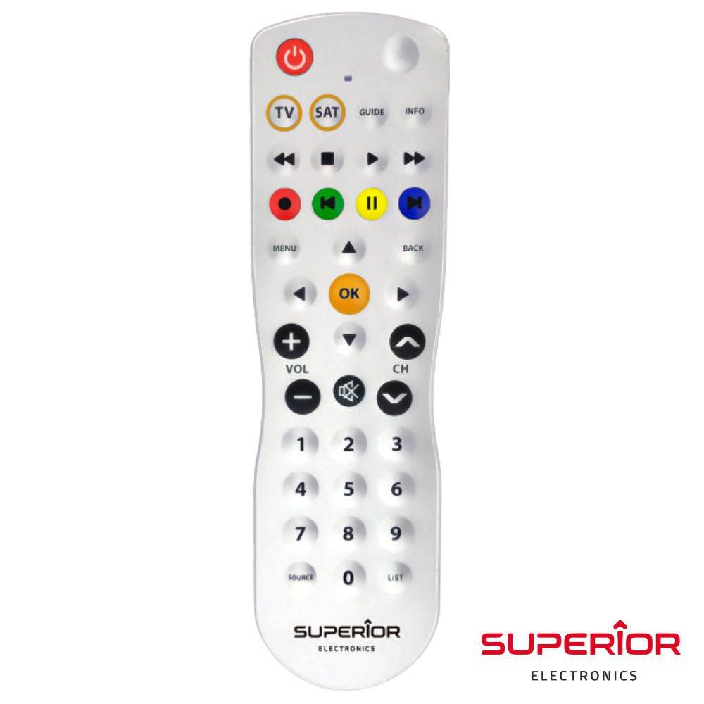 Comando Tv Universal 2:1 Lavável Superior - Tauu,pt