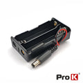 Suporte P/ 2 Pilhas 18650 C/ Ficha Dc Prok - Tauu.pt