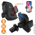 Suporte Telemóvel C/ Carregador Indução Qi 10W E Sensor Ir - Tauu,pt