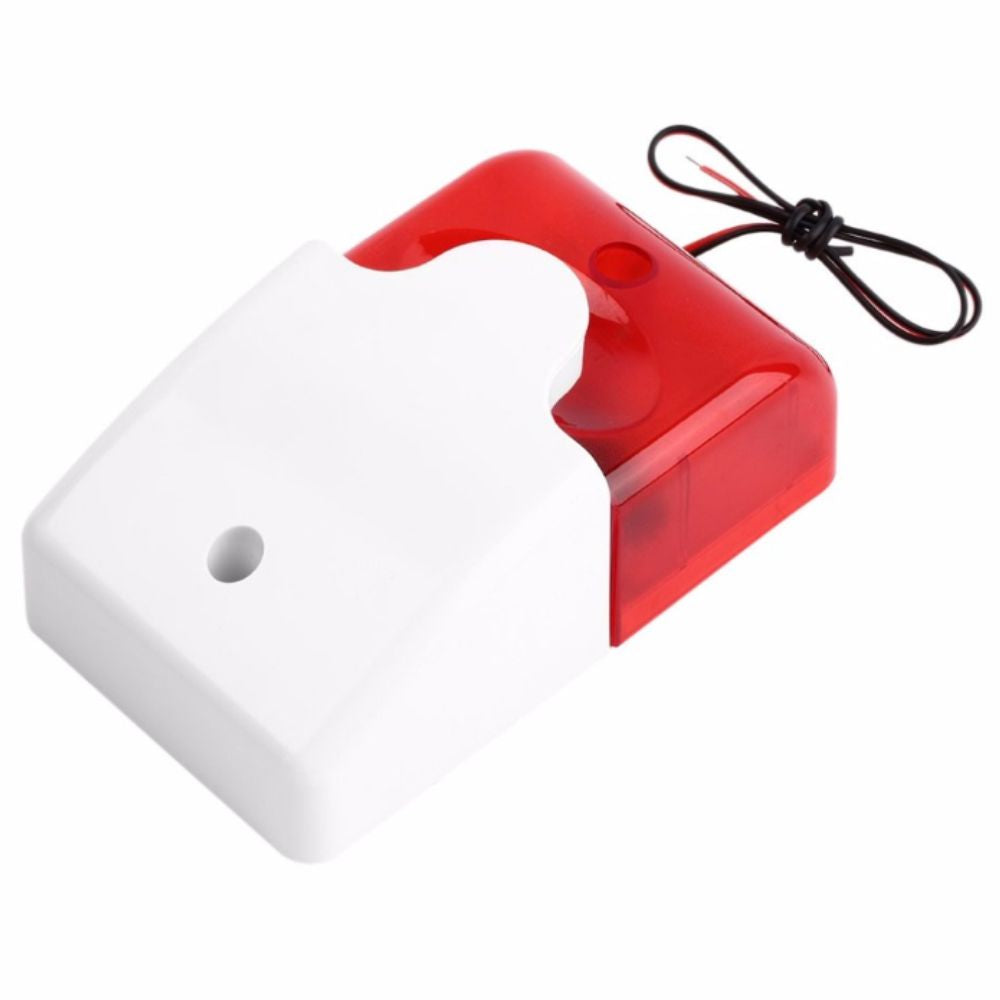 Sirene E Estroboscópio Vermelho Em Caixa 12V - Tauu,pt