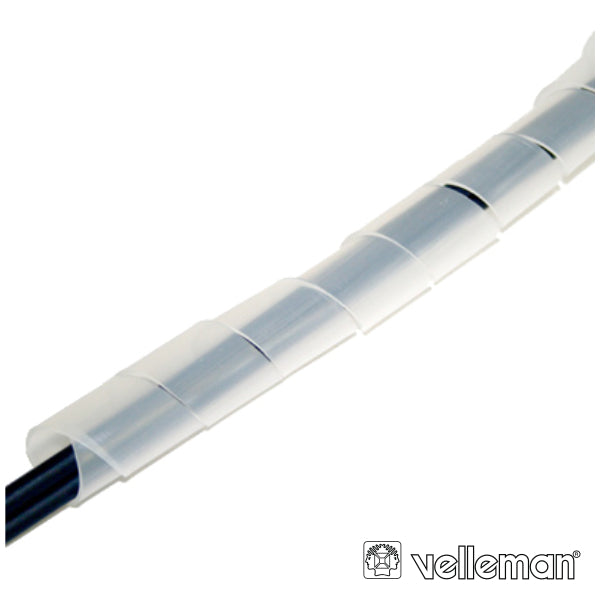 Protector De Cabo Espiral Transparente Ø6Mm 10M Velleman - Tauu,pt