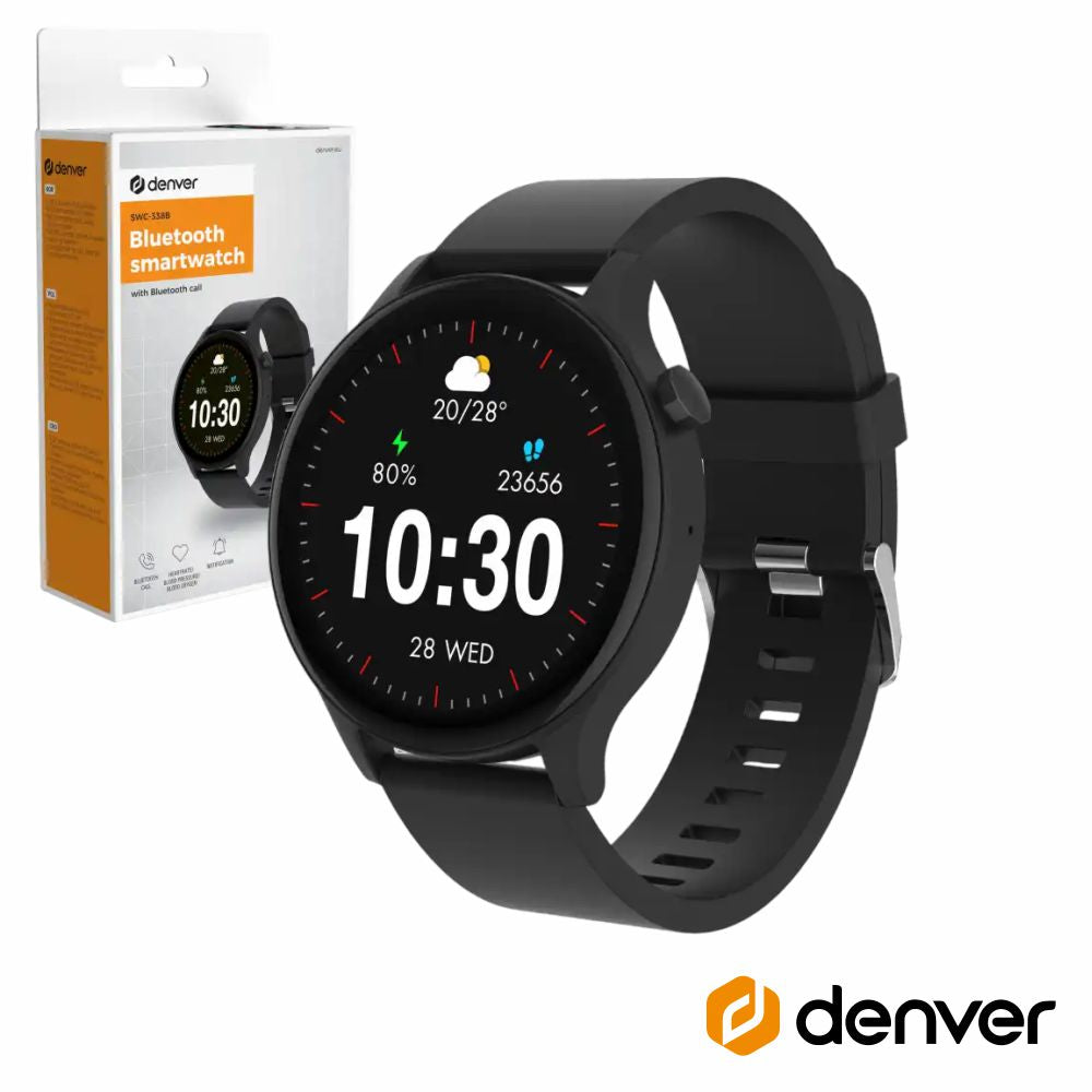 Smartwatch Multifunções P/ Android Ios Rosa Denver - Tauu,pt