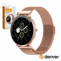 Smartwatch P/ Android Ios 1.32" Ouro Rosa Denver - Tauu.pt