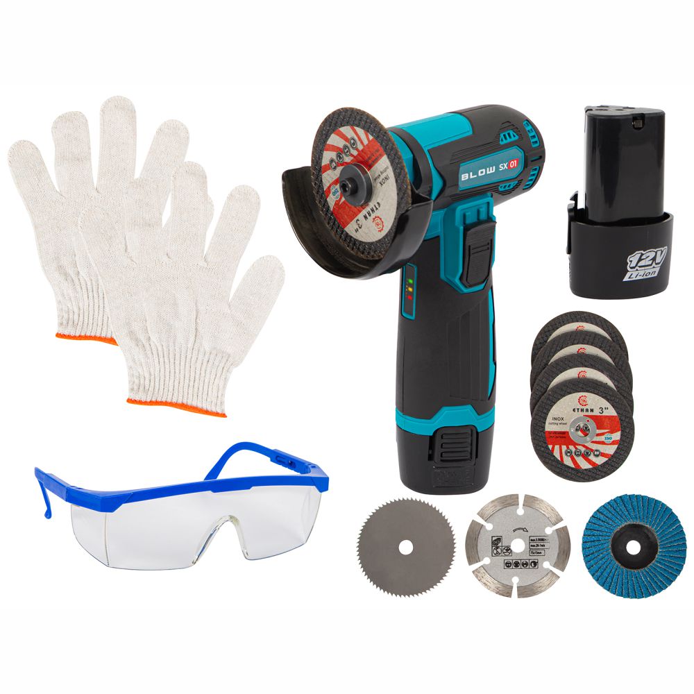 Kit Completo Rebarbadora S/ Fios 12V 78Mm Blow - Tauu.pt