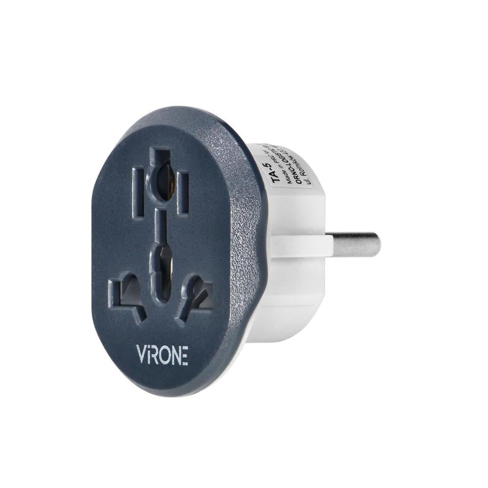 Adaptador De Viagem Europa Virone - Tauu,pt