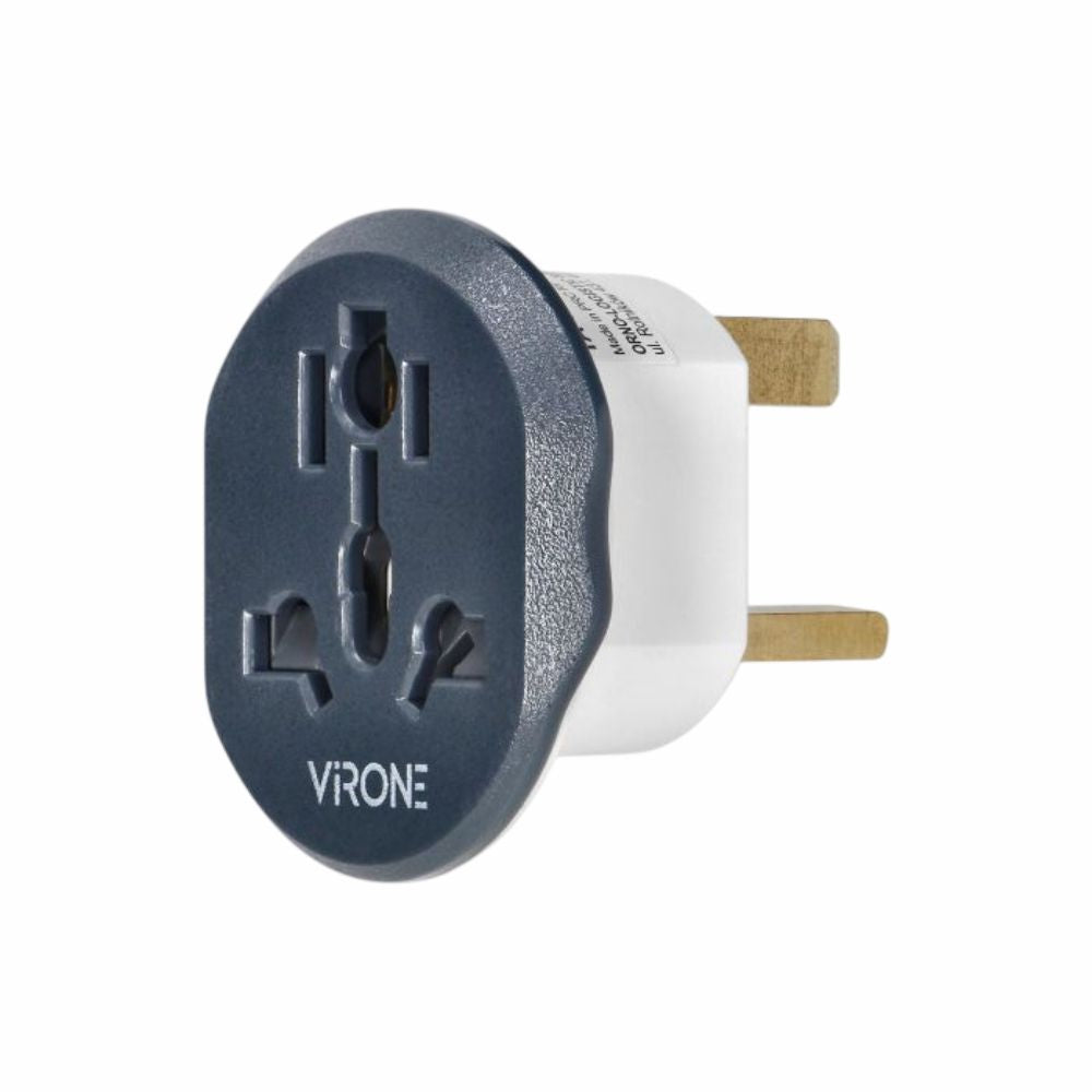 Adaptador De Viagem Reino Unido - Europa Virone - Tauu.pt