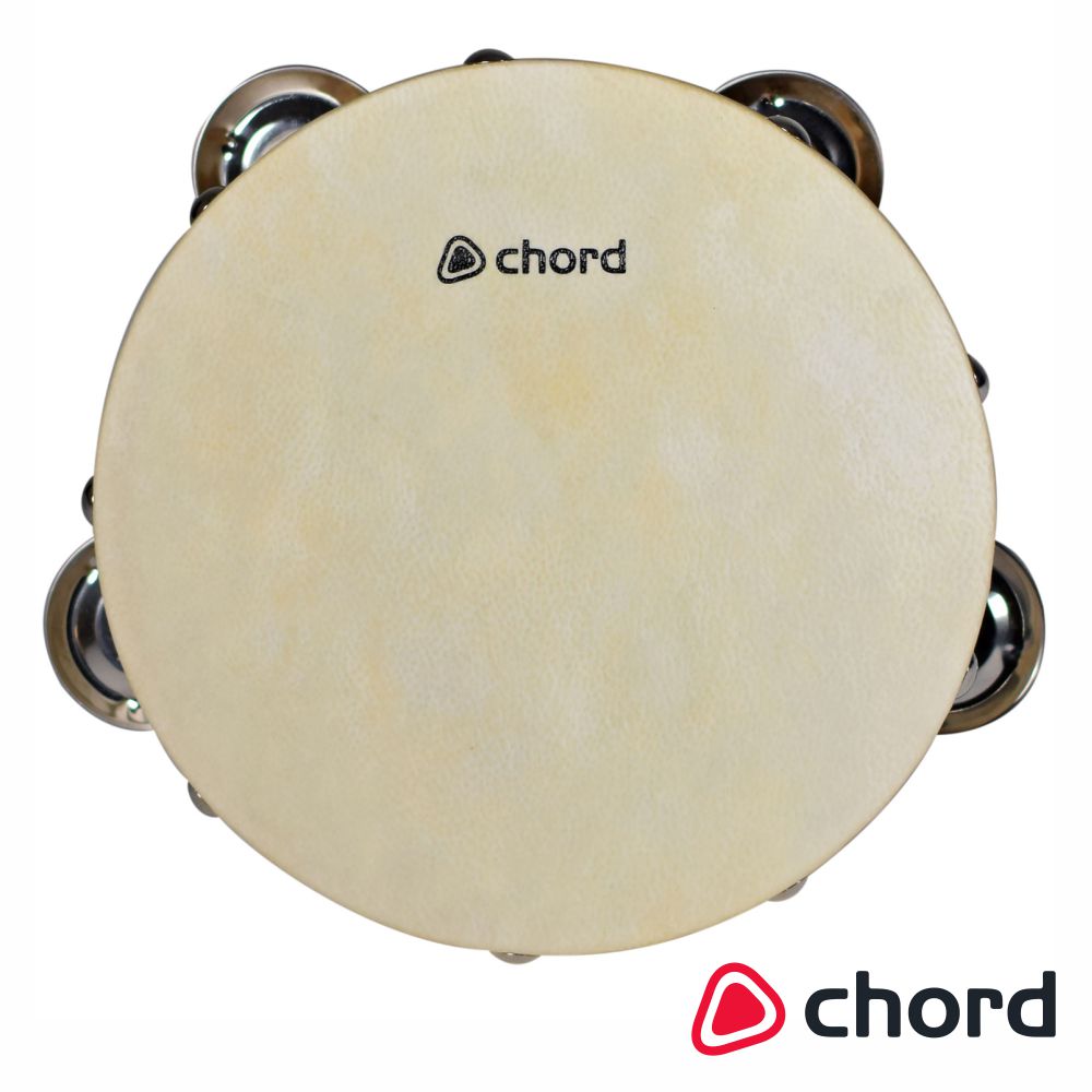 Pandeireta C/ Pele 15Cm Chord - Tauu,pt