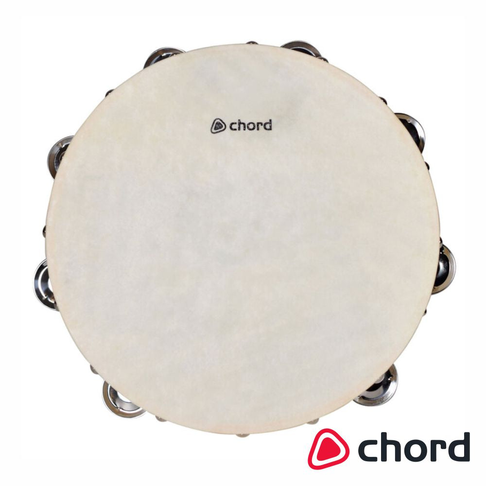 Pandeireta C/ Pele 25Cm Chord - Tauu,pt