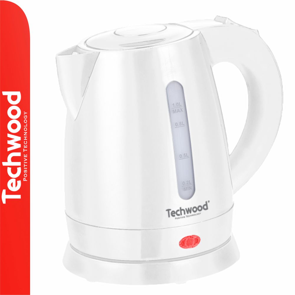 Fervedor De Água Elétrico 1350-1600W 1L Branco Techwood - Tauu,pt