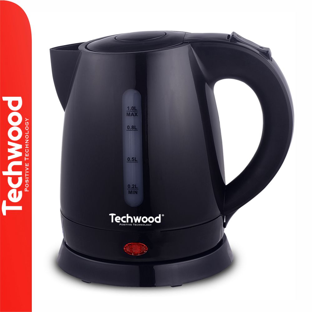 Fervedor De Água Elétrico Preto 1600W 1L Techwood - Tauu,pt