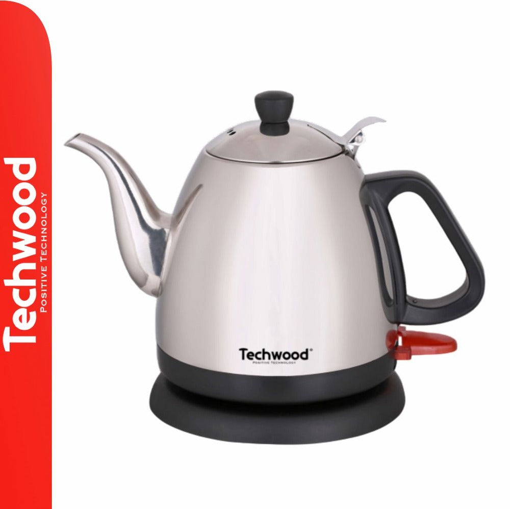 Fervedor De Água Elétrico Inox 1350W 0.8L Techwood - Tauu.pt