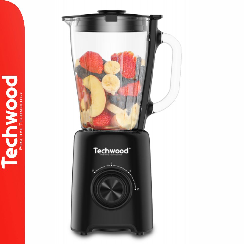 Liquidificador 500W 1.5L C/ Copo Techwood - Tauu.pt