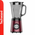 Liquidificador Inox 500W 1.5L C/ Copo Vidro Techwood - Tauu.pt