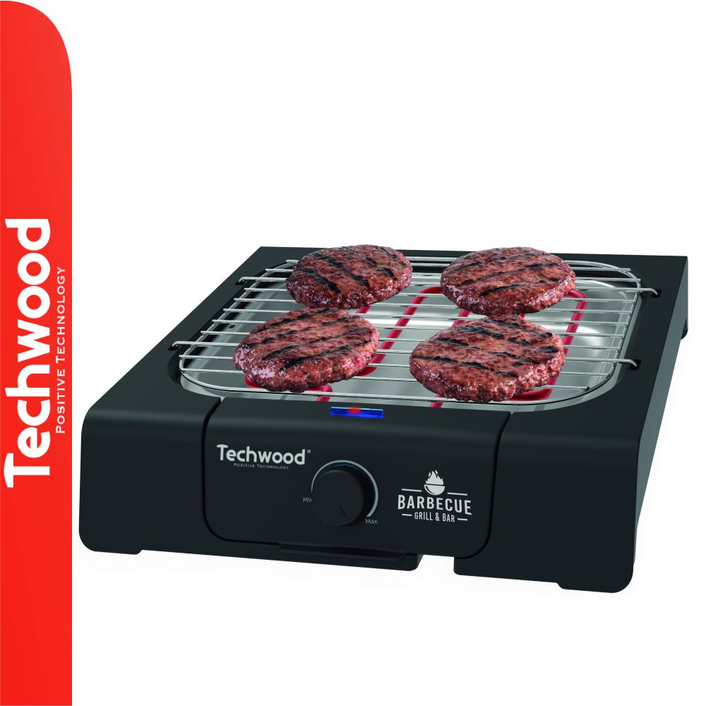 Grelhador Elétrico 1250W Techwood - Tauu.pt