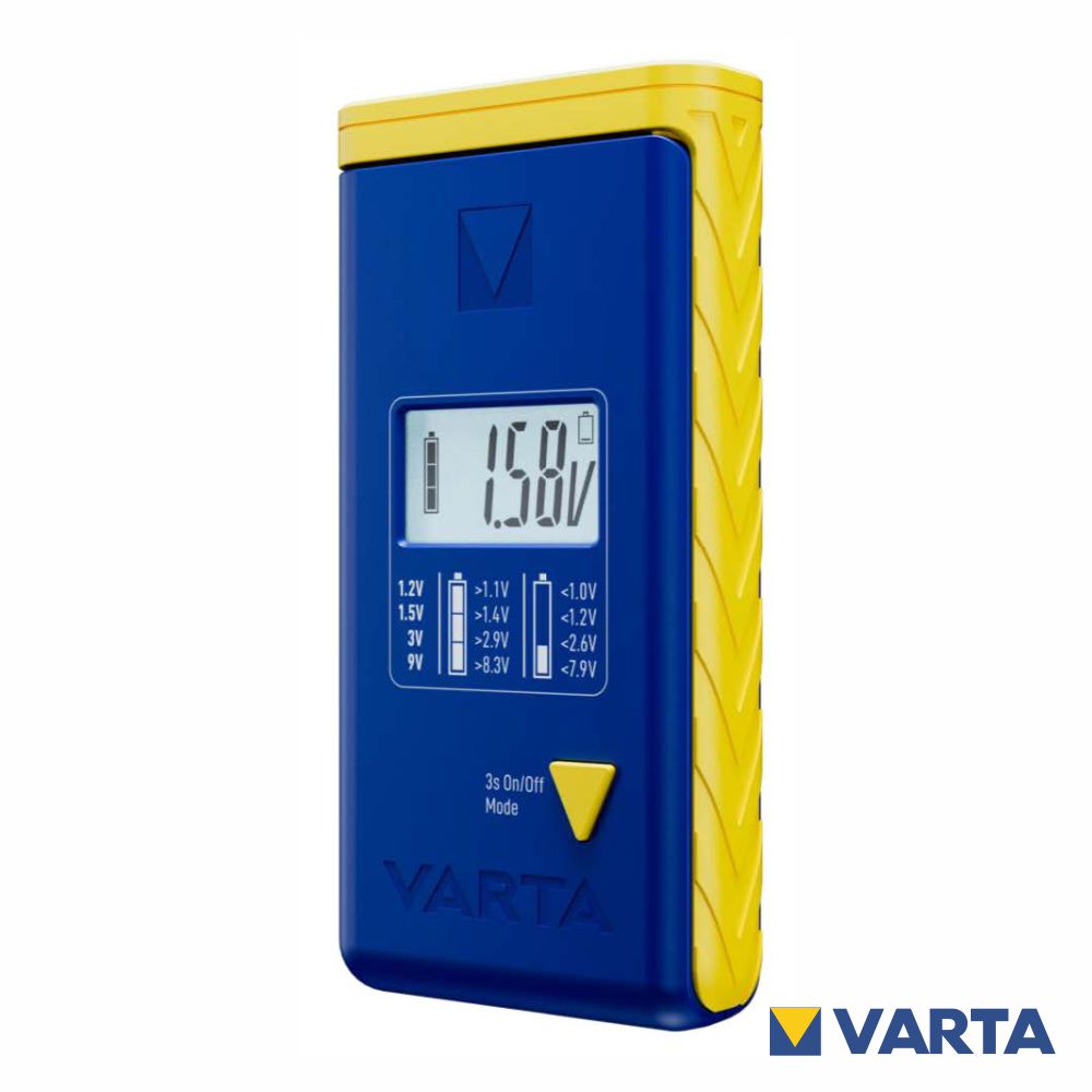 Testador De Baterias Digital Aa/Aaa/C/D/9V Varta - Tauu.pt