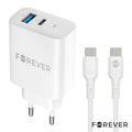 Alimentador Comutado 1Xusb-C/1Xusb-A Pd/Qc 30W Forever - Tauu.pt